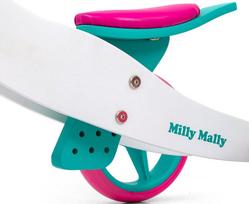 milli ride - Balansinis dviratis Milly Mally 2in1 Jake Classic Candy, mėlynas/rudas/baltas/rožinis, 7" - 6 nuotrauka