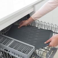 brabantia silikoninis padeklas - Silikoninis kilimėlis indams džiovinti Brabantia, 44x32 cm, Dark grey - 2 nuotrauka