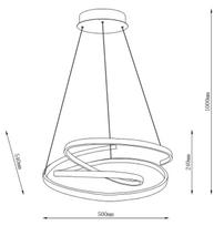 pakabinami sviestuvai senukai - Šviestuvas Domoletti LOTUS 19058P, kabinamas, 40 W - 7 nuotrauka