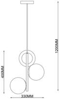 pakabinami sviestuvai senukai - Šviestuvas Domoletti CAMPO 2020133P, kabinamas, 25 W - 6 nuotrauka