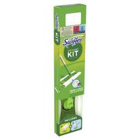 Swiffer Sweeper Starter Kit XXL: šluota, sausos servetėlės 8vnt ir šlapios servetėlės 3vnt