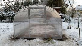 siltnamiai 3x8 - Šiltnamis BALTIC LT 8 metrų ilgio 24 m2 (3x8 m) su 4 mm polikarbonato danga - 3 nuotrauka