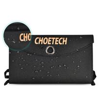 saules baterijos usb - Choetech Foldable Solar Charger SC001 (juodas) - 2 nuotrauka
