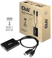 Club 3D DisplayPort To Dual Link DVI-D Active Adapter Black