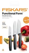 virtuvinei peiliai komplektas - Fiskars FF 1057556, 3 vnt. - 2 nuotrauka