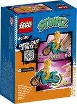 lego motociklas - LEGO CITY Kaskadininkų motociklas viščiukas 60310  - 4 nuotrauka