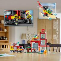 lego gaisrine - LEGO City Fire Gaisrinė 60320  - 8 nuotrauka