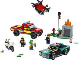 policijos - LEGO City Ugniagesių gelbėjimo operacija ir policijos gaudynės 60319 - 2 nuotrauka