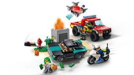 policijos - LEGO City Ugniagesių gelbėjimo operacija ir policijos gaudynės 60319 - 3 nuotrauka