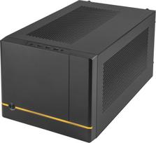 mini itx korpusas - Silverstone SST-SG14B Black - 2 nuotrauka
