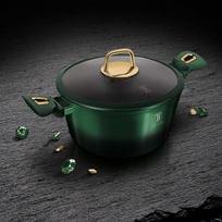 dideli puodai - BerlingerHaus puodas su dangčiu Emerald Collection, 28 cm, 6,1 l - 4 nuotrauka