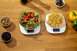 electronic kitchen scale - Zelmer ZKS1451 (baltos) - 5 nuotrauka