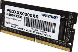 3200 ddr4 16gb - Patriot Signature Line Black 16GB DDR4 3200MHZ SO-DIMM PSD416G320081S - 2 nuotrauka