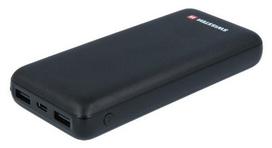 Swissten Worx Power 2x 2.4А USB / Smart IC / 20 000 mAh / Black