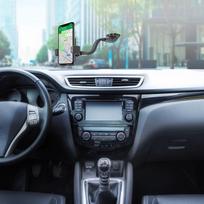 automobilio bagazines laikikliai - Celly Mount Flex Plus Car Holder Black - 4 nuotrauka