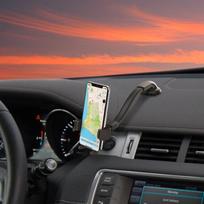 automobilio bagazines laikikliai - Celly Mount Flex Plus Car Holder Black - 5 nuotrauka