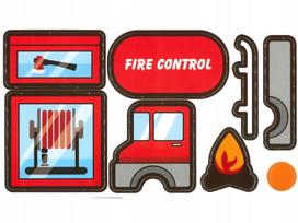magnetiniai zaislai - Lavinimo žaislas ASKATO Puzzle Magnetic Fire Safety, 31 vnt. - 3 nuotrauka