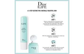 kremas gelis - Christian Dior Hydra Life Cooling Hydration 15ml Moterims Akių geliai - 4 nuotrauka