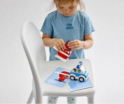 lego automobilis - LEGO DUPLO Creative Play Ugniagesių sraigtasparnis ir policijos automobilis 10957  - 5 nuotrauka