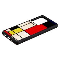 samsung galaxy s20 ultra deklas - iKins case for Samsung Galaxy S20 Ultra - Mondrian Juodas - 5 nuotrauka