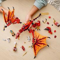 lego drakonas - LEGO NINJAGO Ugnies drakono puolimas 71753 - 6 nuotrauka