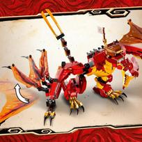 lego drakonas - LEGO NINJAGO Ugnies drakono puolimas 71753 - 7 nuotrauka