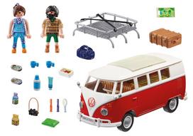 automobilio konstruktorius - PLAYMOBIL VW Volkswagen T1 Kempingo autobusas, 70176 - 2 nuotrauka