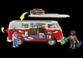 automobilio konstruktorius - PLAYMOBIL VW Volkswagen T1 Kempingo autobusas, 70176 - 3 nuotrauka