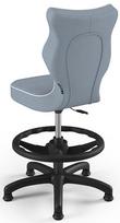 vaikiska kede - Entelo Petit Black HC+F Size 4 Children Chair JS06 Black/Blue - 3 nuotrauka