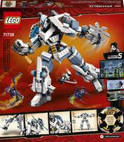 lego robotas - LEGO Ninjago Zane titano roboto kova 71738 - 10 nuotrauka
