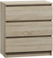 Komoda Top E Shop M3 Malwa 3 Drawers Sonoma