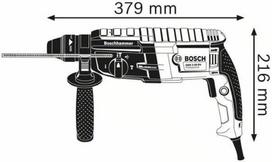 sds gbh - Perforatorius Bosch GBH 2-28; 880 W; 3,2 J; SDS-plus - 2 nuotrauka