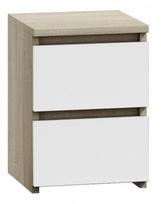 Top E Shop M2 Malwa Night Stand Sonoma Oak/White