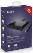 hdmi laidas - Targus Adapter USB-C to HDMI / USB-C / USB-A Black - 6 nuotrauka