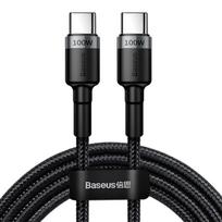 ikroviklis 100w - Baseus Cafule PD2 USB Type-C Cable 2m Black/Grey - 1 nuotrauka