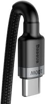 ikroviklis 100w - Baseus Cafule PD2 USB Type-C Cable 2m Black/Grey - 2 nuotrauka