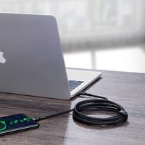 ikroviklis 100w - Baseus Cafule PD2 USB Type-C Cable 2m Black/Grey - 6 nuotrauka