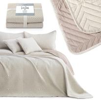miegamos sofos lovos - Lovatiesė AmeliaHome Softa Beige/Cappucino, 170x210 cm - 5 nuotrauka
