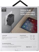 usb c pakrovejas 2m - Uniq Versa Slim USB Type-C Wall Charger   USB Type-C Cable 1.2m Black - 6 nuotrauka