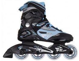 fila rieduciai - Fila Legacy Comp 80 Lady Black/Blue 39 - 2 nuotrauka