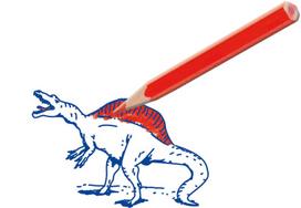 dinozaurai zaislai - SES Creative Dinosaur Stamp Set 14919 - 5 nuotrauka