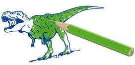 dinozaurai zaislai - SES Creative Dinosaur Stamp Set 14919 - 6 nuotrauka