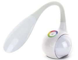stalines lempos staliukas - Platinet PDL20 Desk Lamp 7W 2in1 White - 4 nuotrauka