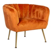 Fotelis Home4you Tucker Orange, 78x71x69 cm