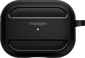 samsung galaxy buds3 - Spigen Rugged Armor Case For Apple Airpods Pro Matte Black - 2 nuotrauka
