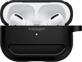 samsung galaxy buds3 - Spigen Rugged Armor Case For Apple Airpods Pro Matte Black - 3 nuotrauka