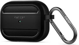 samsung galaxy buds3 - Spigen Rugged Armor Case For Apple Airpods Pro Matte Black - 5 nuotrauka