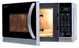 mikrobangu krosnele sharp - Sharp R642INW - 2 nuotrauka