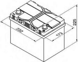 akumuliatorius 60ah - Bosch S4024 - 2 nuotrauka