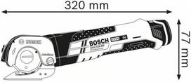 akumuliatorines zirkles bosch - Akumuliatorinės universalios žirklės Bosch GUS 12V-300; (be akumuliatoriaus ir pakrovėjo) - 2 nuotrauka
